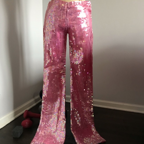 Vintage Pants - Pink sequins pants!